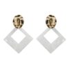 Kolczyki wiszące pearls triangle K1260