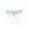 NASZYJNIK CHOKER PASTEL - NIEBIESKI N524N