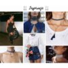 NASZYJNIK DENIM CHOKER Z KÓŁECZKIEM - N470