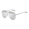 OKULARY LUSTRZANE AVIATORY - SREBRNE OK88WZ3