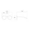 Okulary przeciwsłoneczne unisex romb OK208R