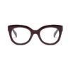 OKULARY "ZERÓWKI" RETRO BRĄZOWE OK130BR
