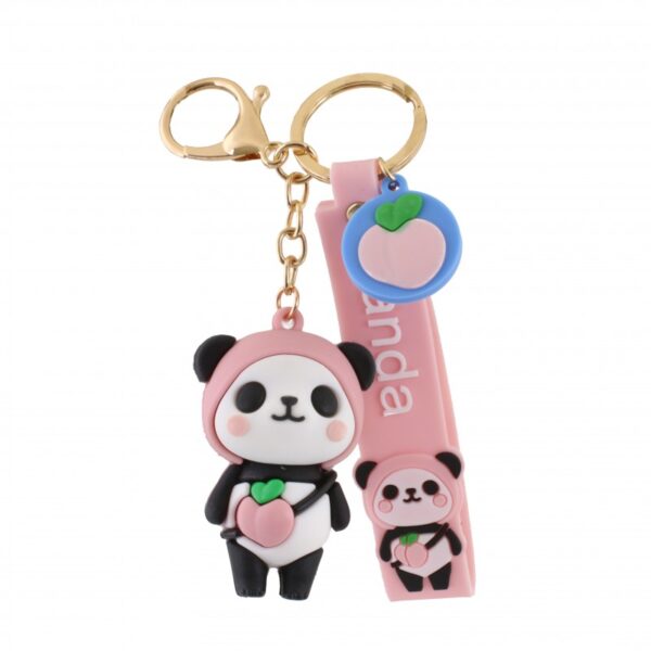 Brelok do kluczy Panda pink BRL86