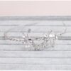 Ślubna opaska do włosów FLORAL CRYSTAL O11