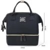 organizer do wózka 2 komory 26x23x18cm czarna PLM29CZ