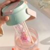 Butelka na wodę z koszyczkiem i słomką 600 ML Believe BD21