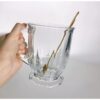 Filiżanka szklanka ryflowana duża 500 ml 1szt SZK159