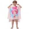 RĘCZNIK PLAŻOWY Peleryna dziecięca SYRENKA muszelki 60 x 60cm PEL02WZ4