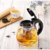 Żaroodporny dzbanek z zaparzaczem i pokrywką  2000 ml - DZ08